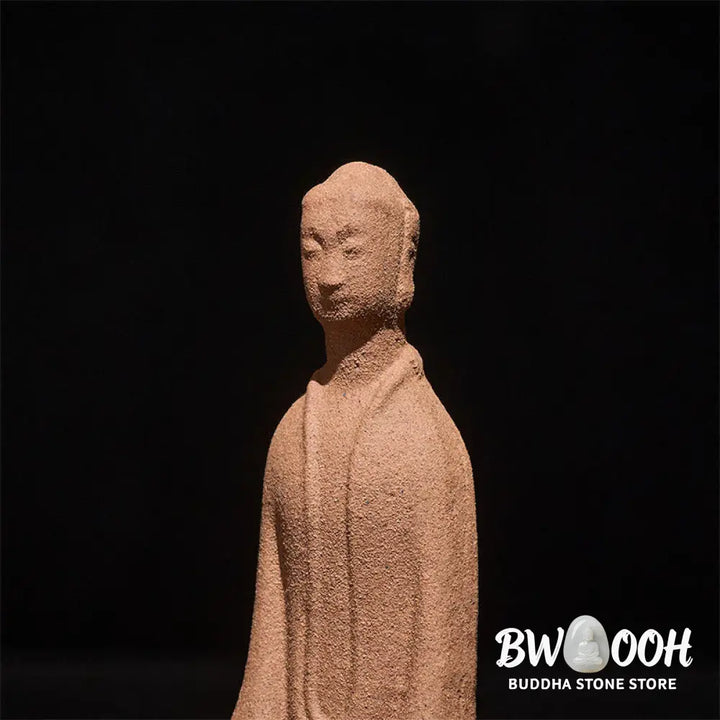 BWOOOH handcrafted Buddha statue - Sitting Buddha Prayering Ceramic St