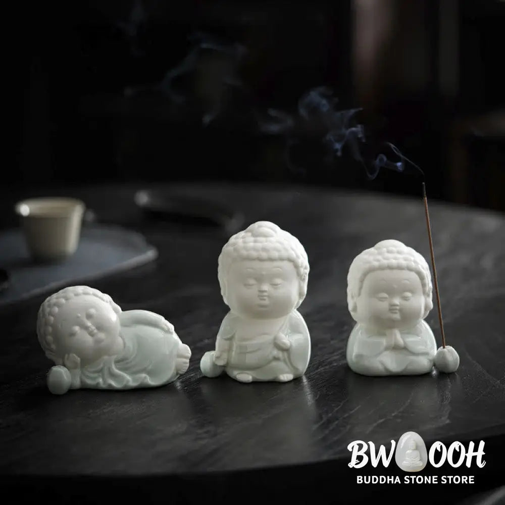 BWOOOH handcrafted Buddha statue - Buddha Sitting Standing Reclining C