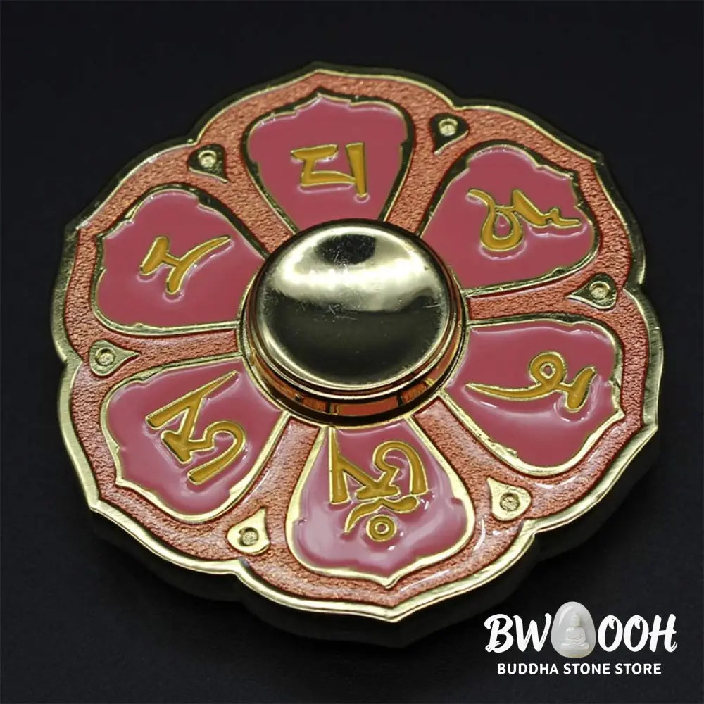 Buddha Stones Six True Words Fidget Spinner Blessing Finger Hand Spinner Decoration (Extra 30% Off | USE CODE: FS30)