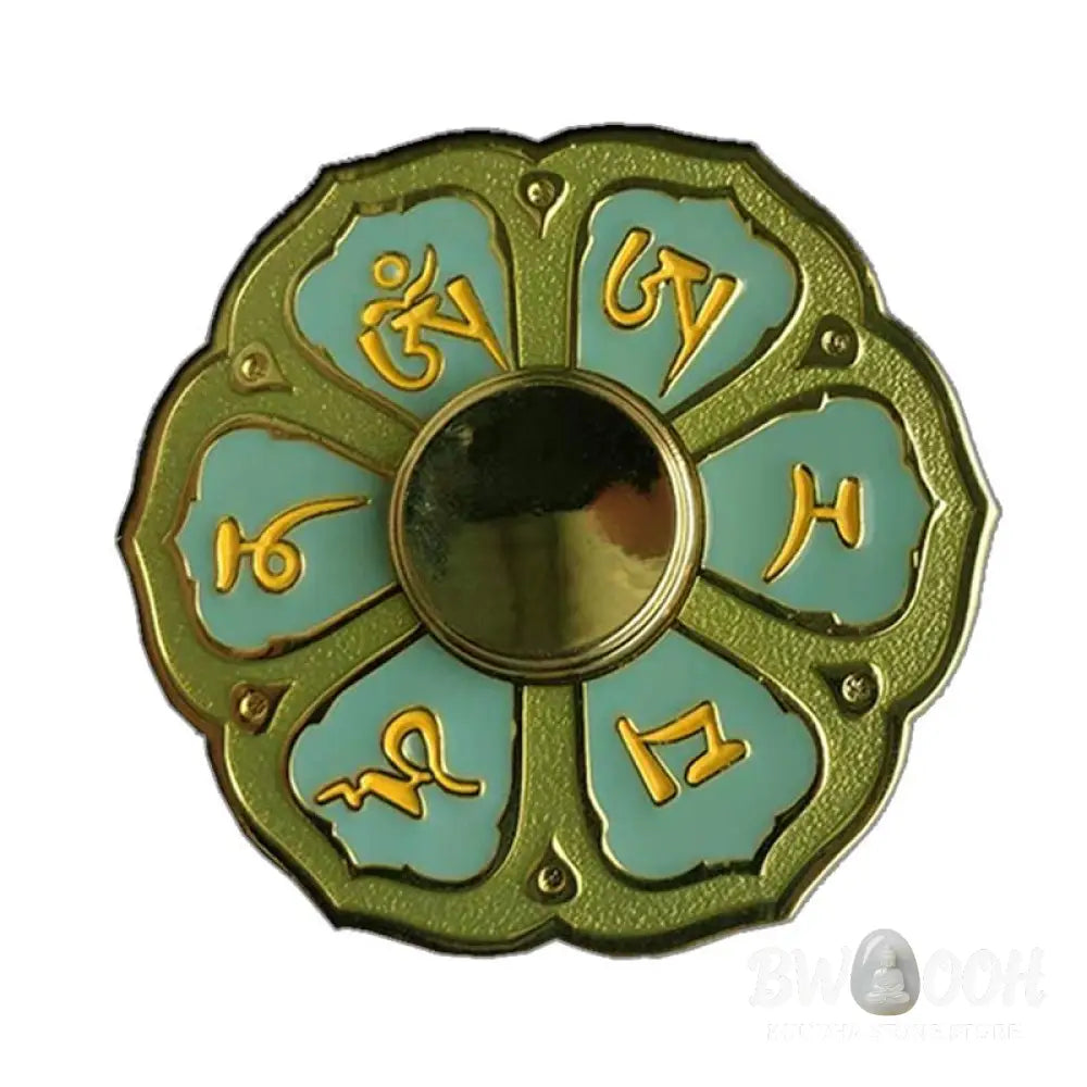 Buddha Stones Six True Words Fidget Spinner Blessing Finger Hand Spinner Decoration (Extra 30% Off | USE CODE: FS30)
