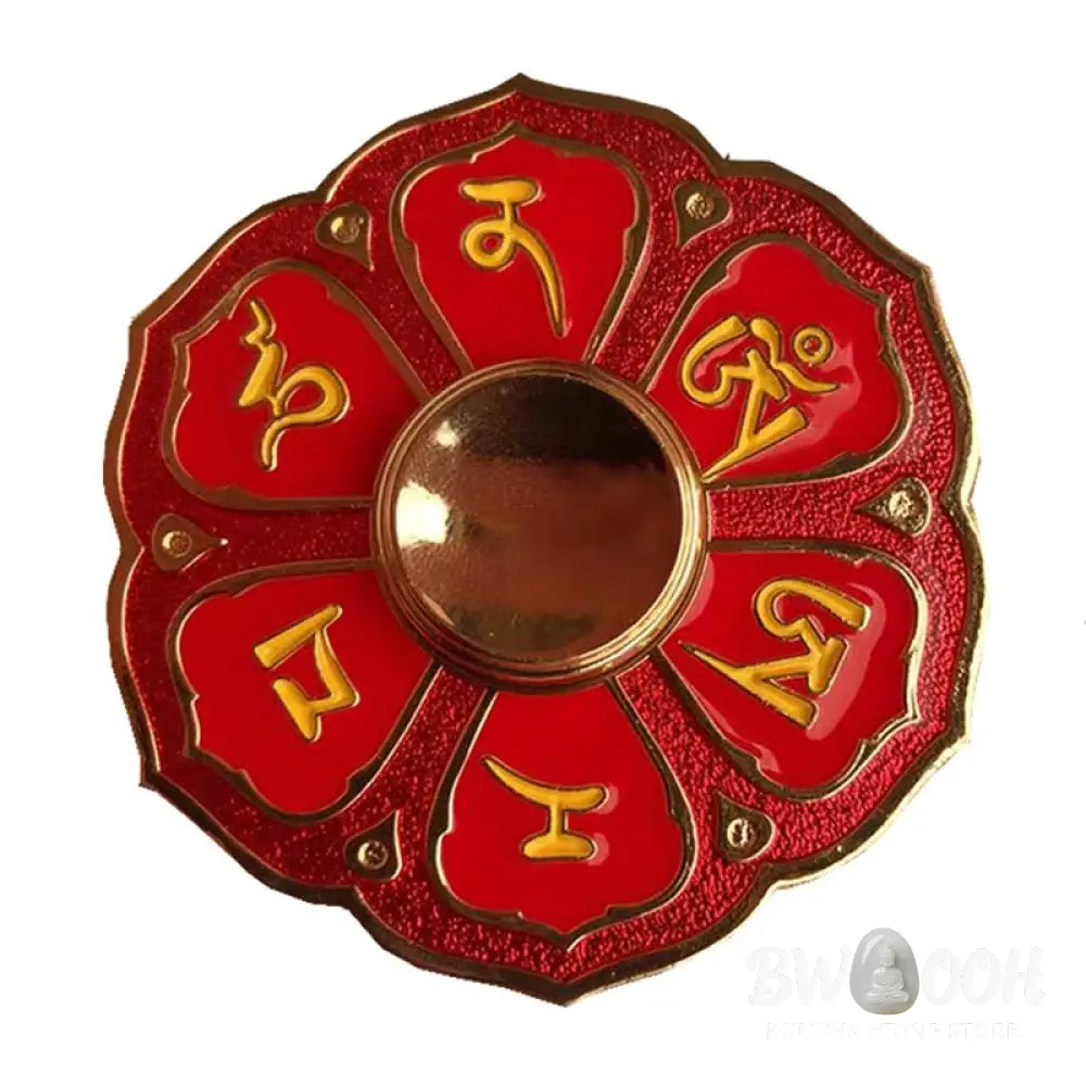 Buddha Stones Six True Words Fidget Spinner Blessing Finger Hand Spinner Decoration (Extra 30% Off | USE CODE: FS30)