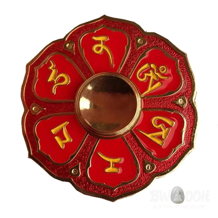 Buddha Stones Six True Words Fidget Spinner Blessing Finger Hand Spinner Decoration (Extra 30% Off | USE CODE: FS30)