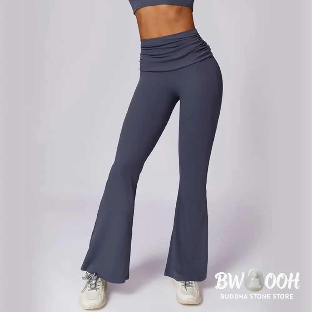 BWOOOH lotus print yoga pants - Sleeveless Backless Strap Tank Top Bra F