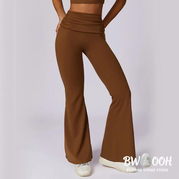 BWOOOH lotus print yoga pants - Sleeveless Backless Strap Tank Top Bra F