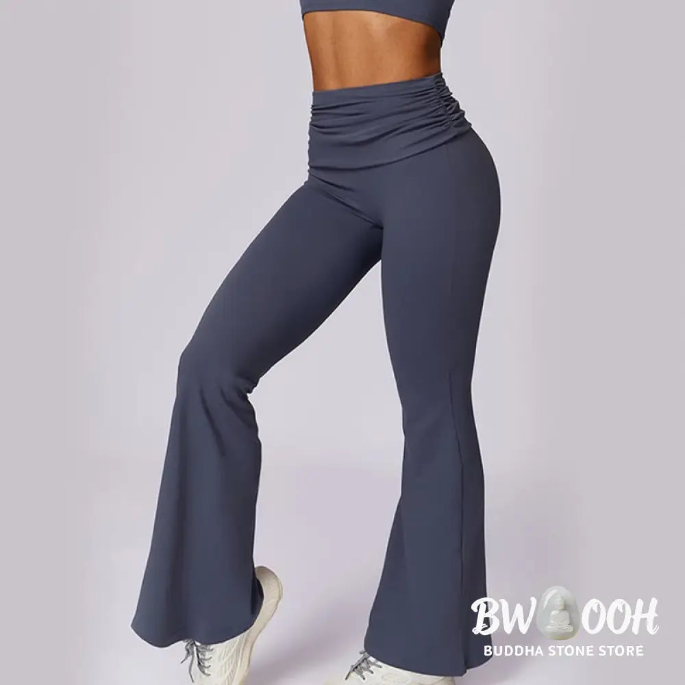 BWOOOH lotus print yoga pants - Sleeveless Backless Strap Tank Top Bra F