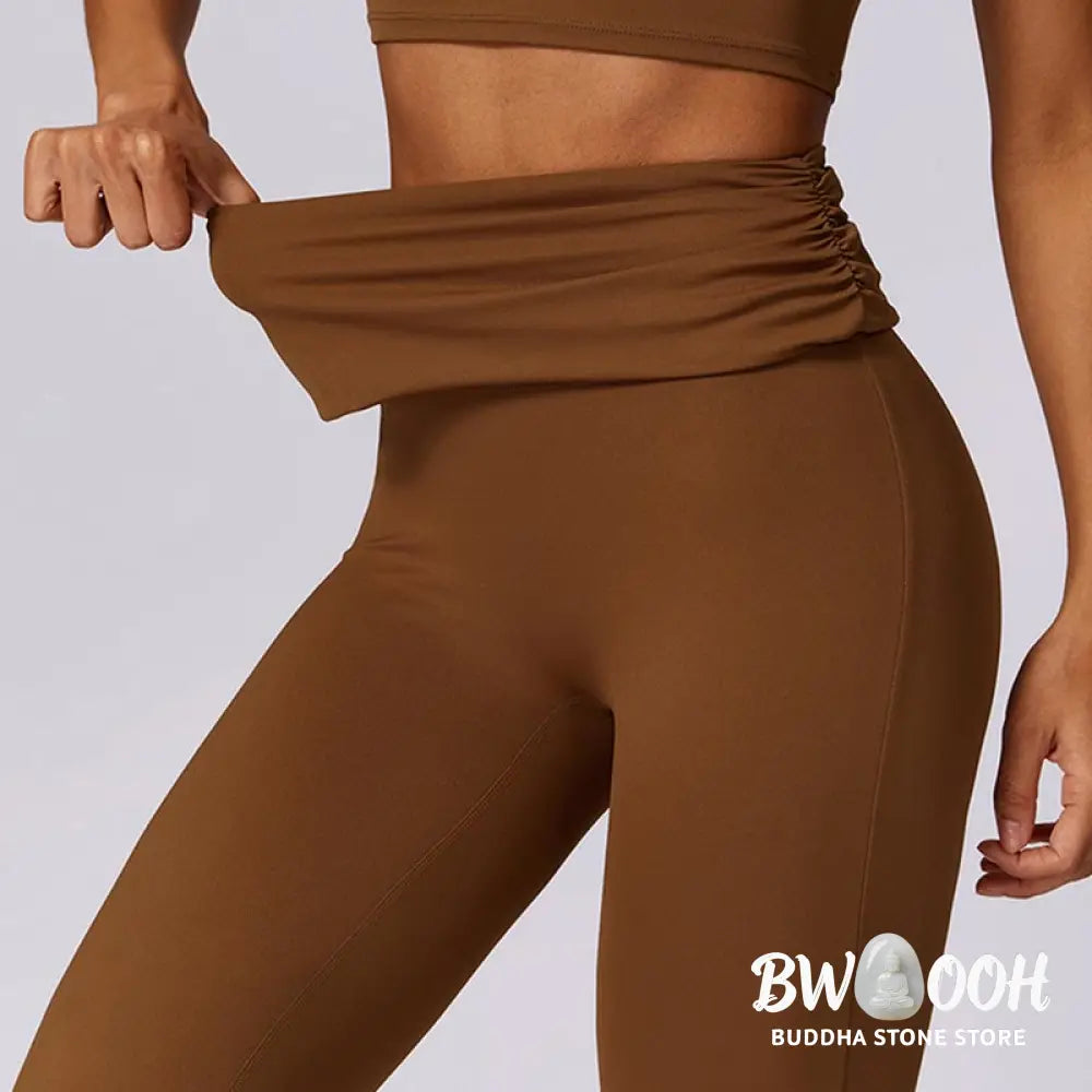 BWOOOH lotus print yoga pants - Sleeveless Backless Strap Tank Top Bra F
