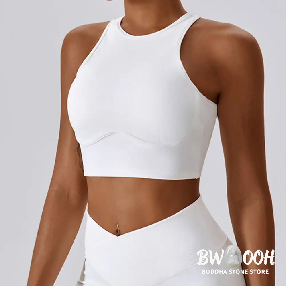 BWOOOH lotus print yoga pants - Sleeveless Crop Tank Top Flared Pants Sp