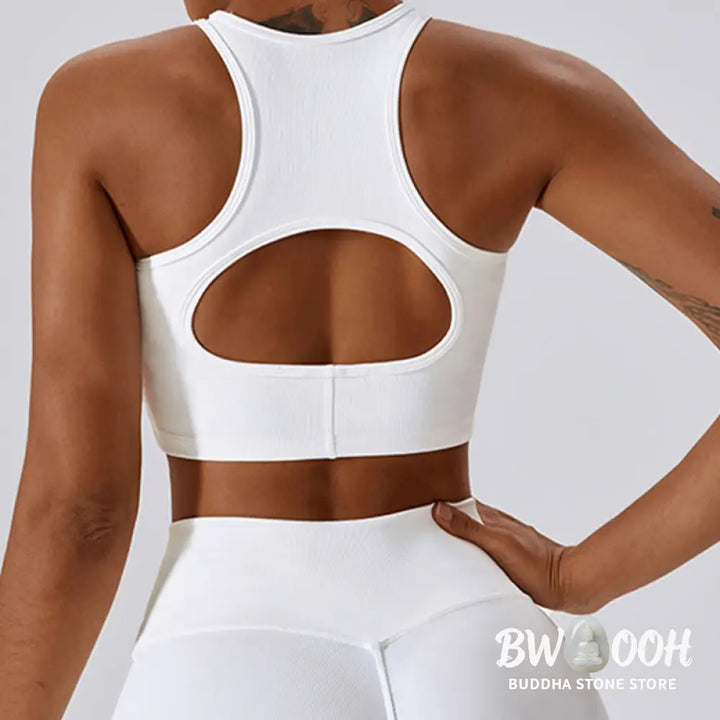 BWOOOH lotus print yoga pants - Sleeveless Crop Tank Top Flared Pants Sp