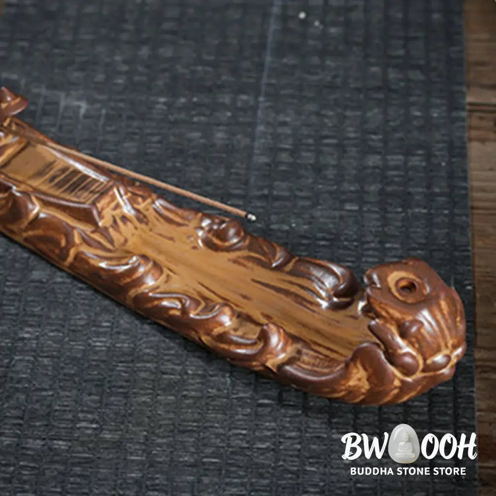 Buddha Stones Small Boat Cicada Home Decoration Incense Burner - Incense Burner