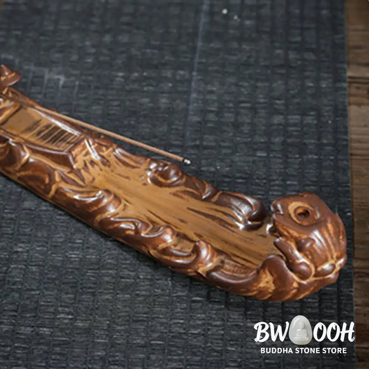 Buddha Stones Small Boat Cicada Home Decoration Incense Burner - Incense Burner