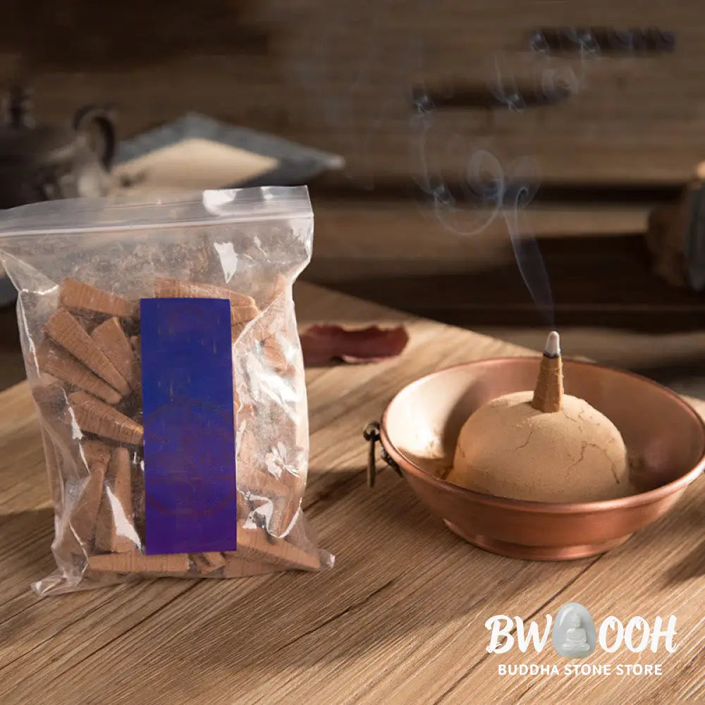 BWOOOH Small Copper Prayer Altar Portable Burning Holder Incense Sage Smudging Rituals Use Items - Copper