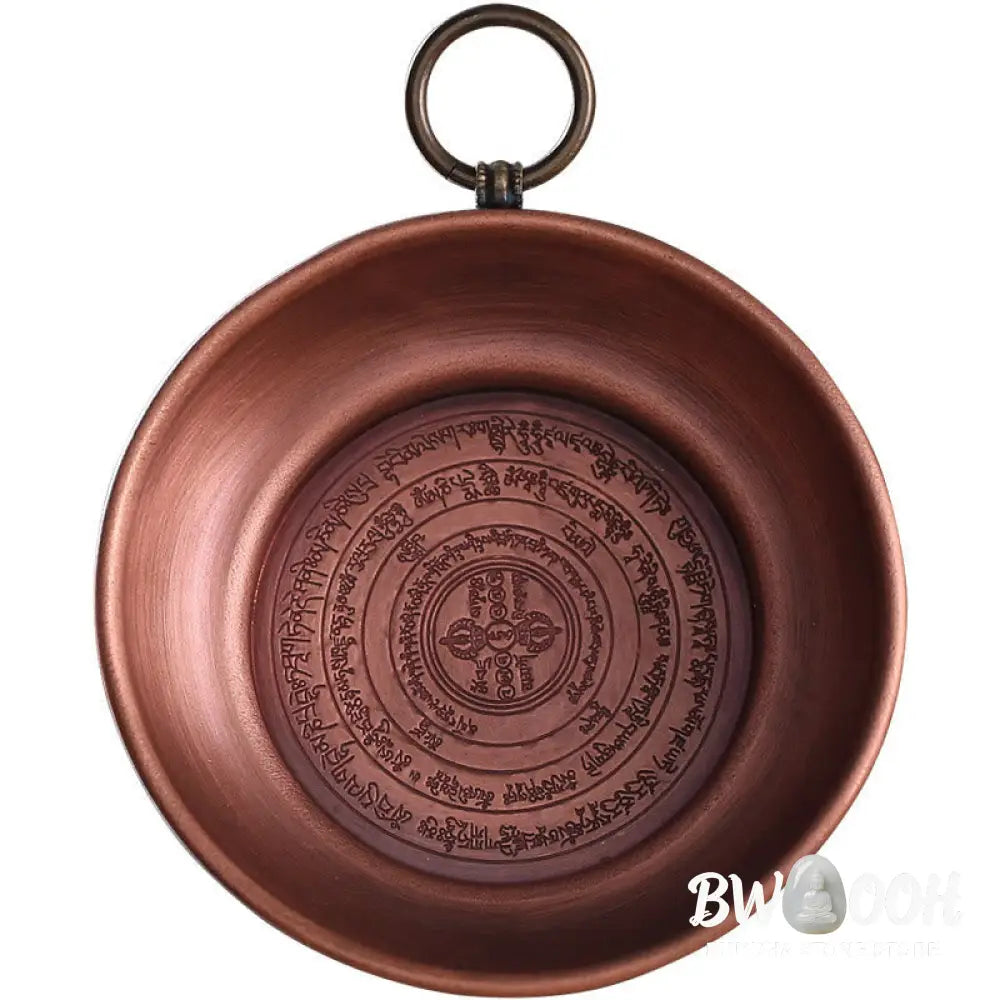 BWOOOH Small Copper Prayer Altar Portable Burning Holder Incense Sage Smudging Rituals Use Items - Copper