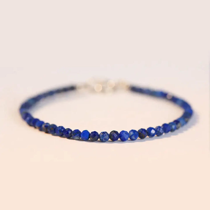 BWOOOH Small Lazurite Ultra-Thin Beads Balance Bracelet - BWOOOH - 3mm Polygonal Beads / 15cm - Bracelet