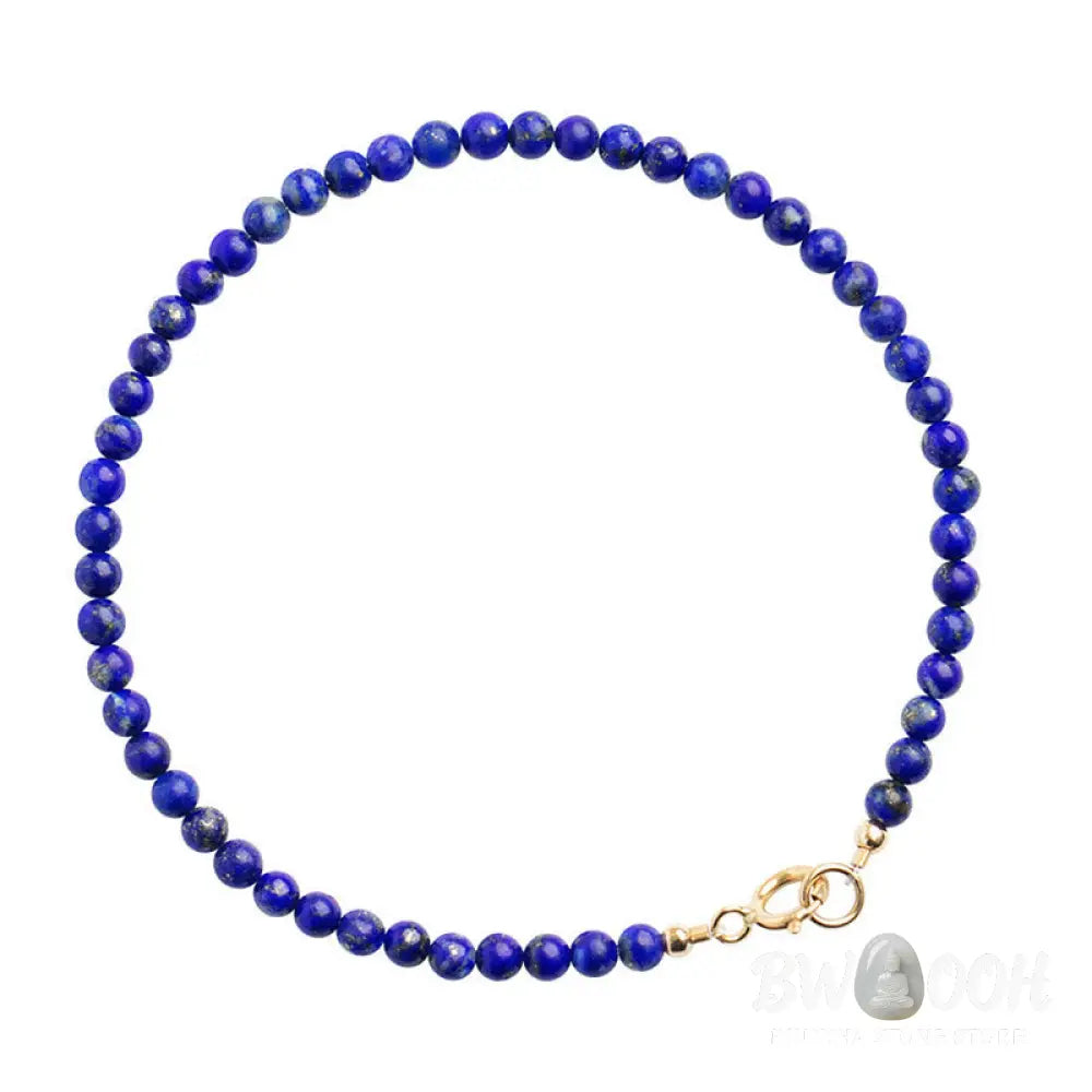Buddha Stones Small Lazurite Ultra-Thin Beads Balance Bracelet - BWOOOH - Bracelet