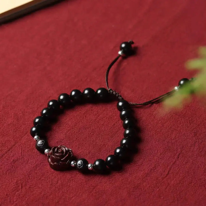 BWOOOH Small Leaf Red Sandalwood Sooth Bracelet - BWOOOH - Small Leaf Red Sandalwood(Keep away evil