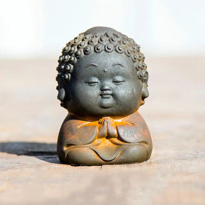 BWOOOH resin Buddha statue - Small Standing Lying Sitting Cute B