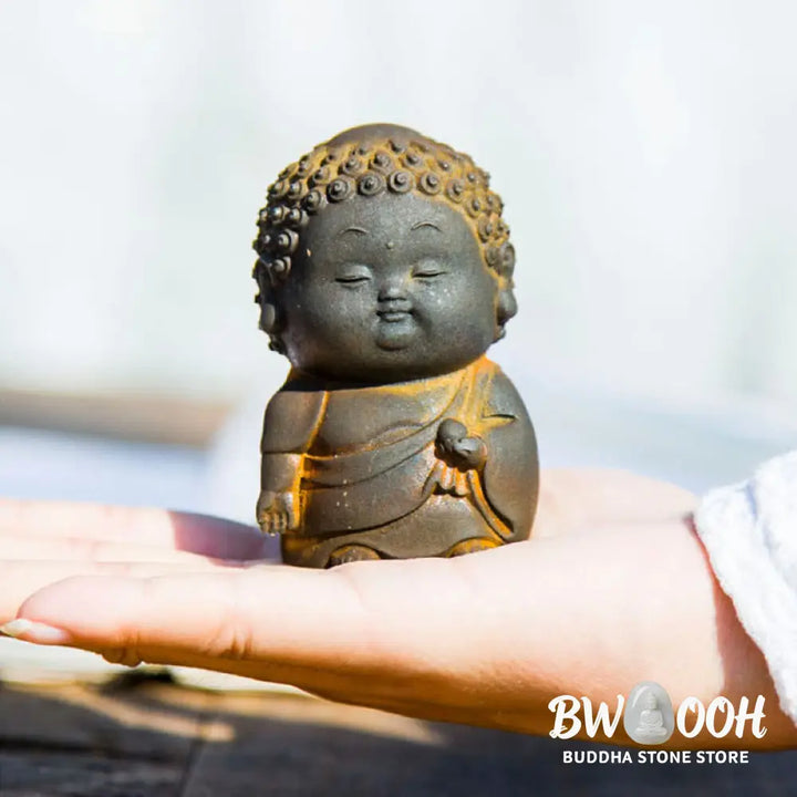 BWOOOH resin Buddha statue - Small Standing Lying Sitting Cute B