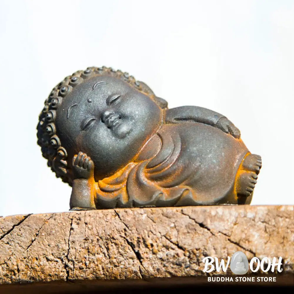 BWOOOH resin Buddha statue - Small Standing Lying Sitting Cute B