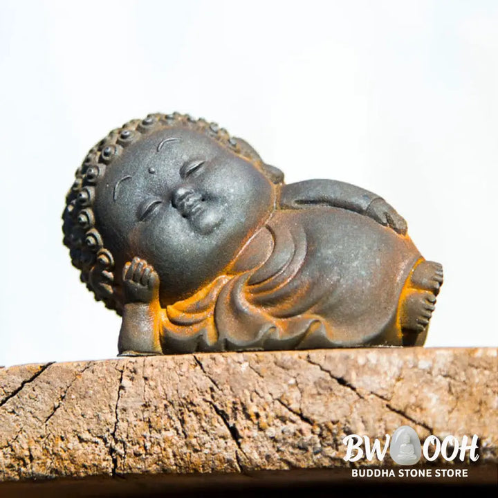 BWOOOH resin Buddha statue - Small Standing Lying Sitting Cute B