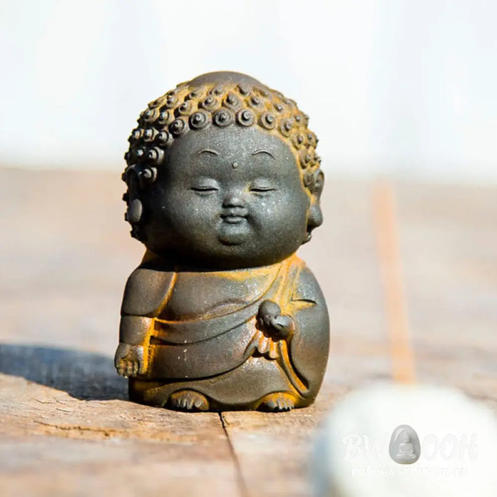 BWOOOH resin Buddha statue - Small Standing Lying Sitting Cute B