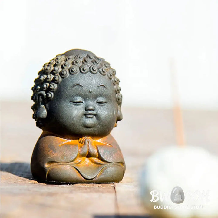 BWOOOH resin Buddha statue - Small Standing Lying Sitting Cute B