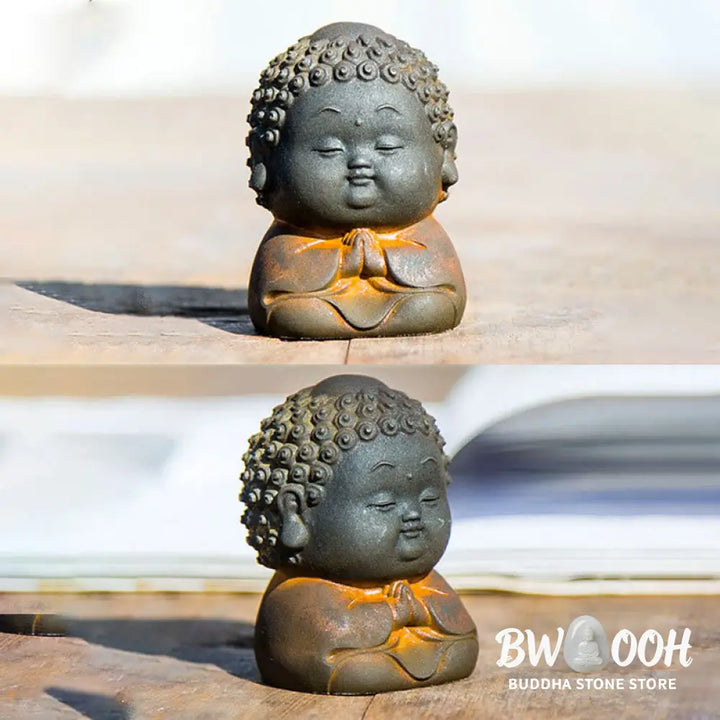 BWOOOH resin Buddha statue - Small Standing Lying Sitting Cute B