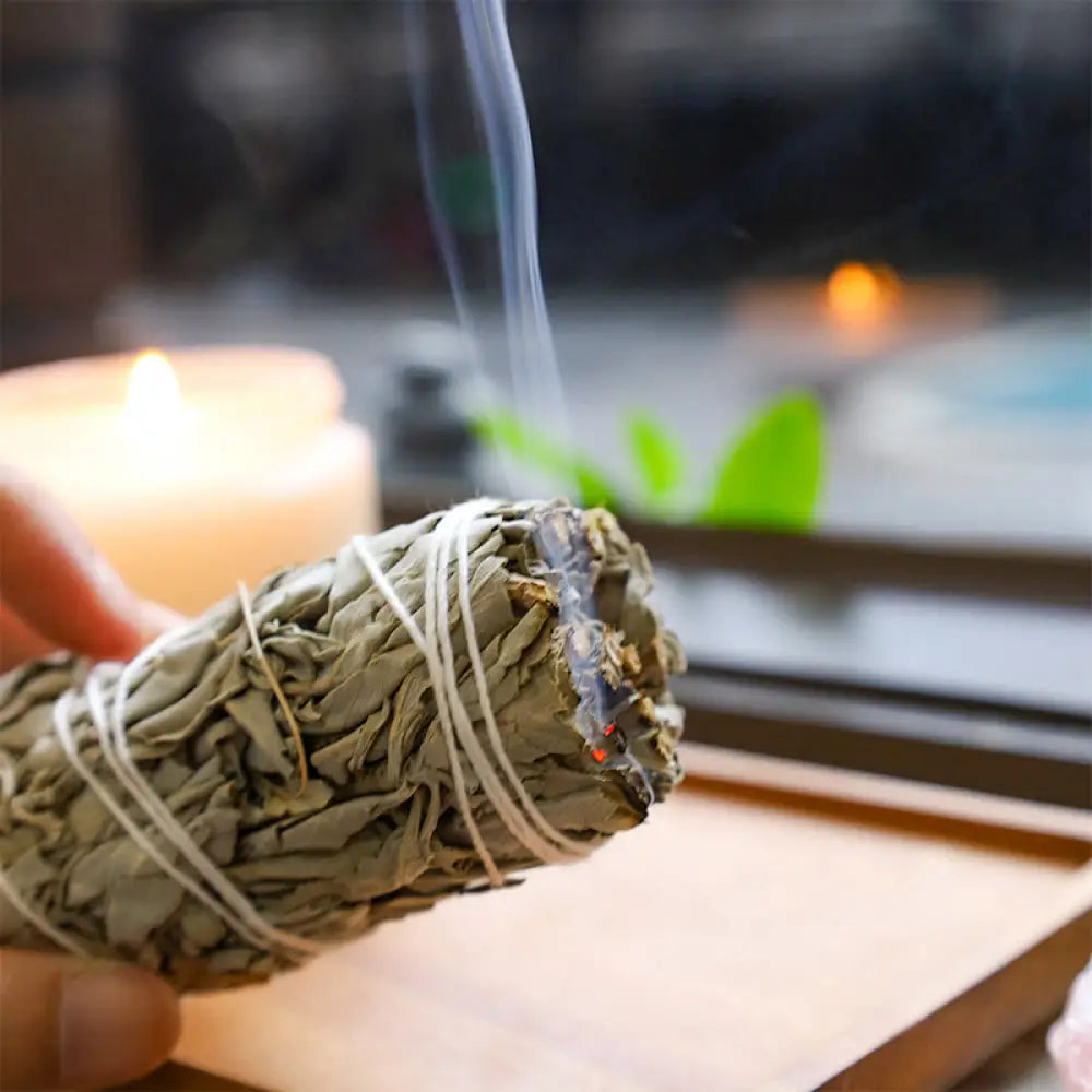 BWOOOH Smudge Stick for Home Cleansing Incense Healing Meditation and California Smudge Sticks Rituals - 1 Stick