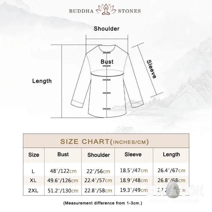Buddha Stones Solid Color Button Long Sleeve Women’s Shirt - Women’s Shirts