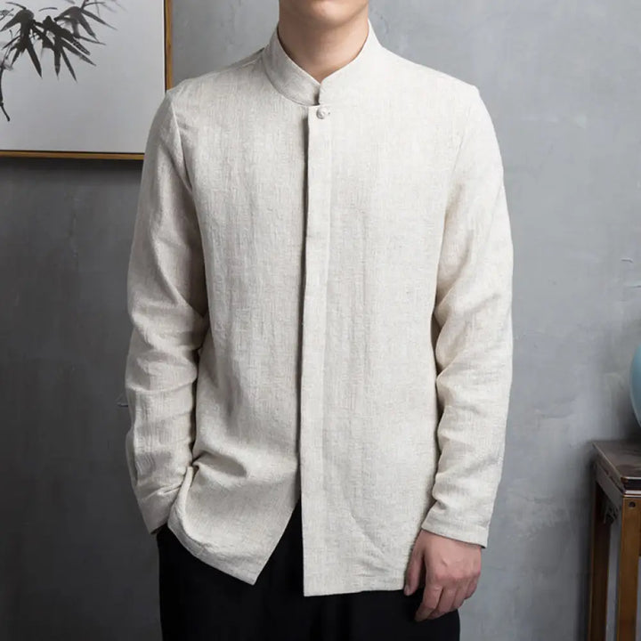 BWOOOH Solid Color Chinese Tang Suit Jacket Men Clothing