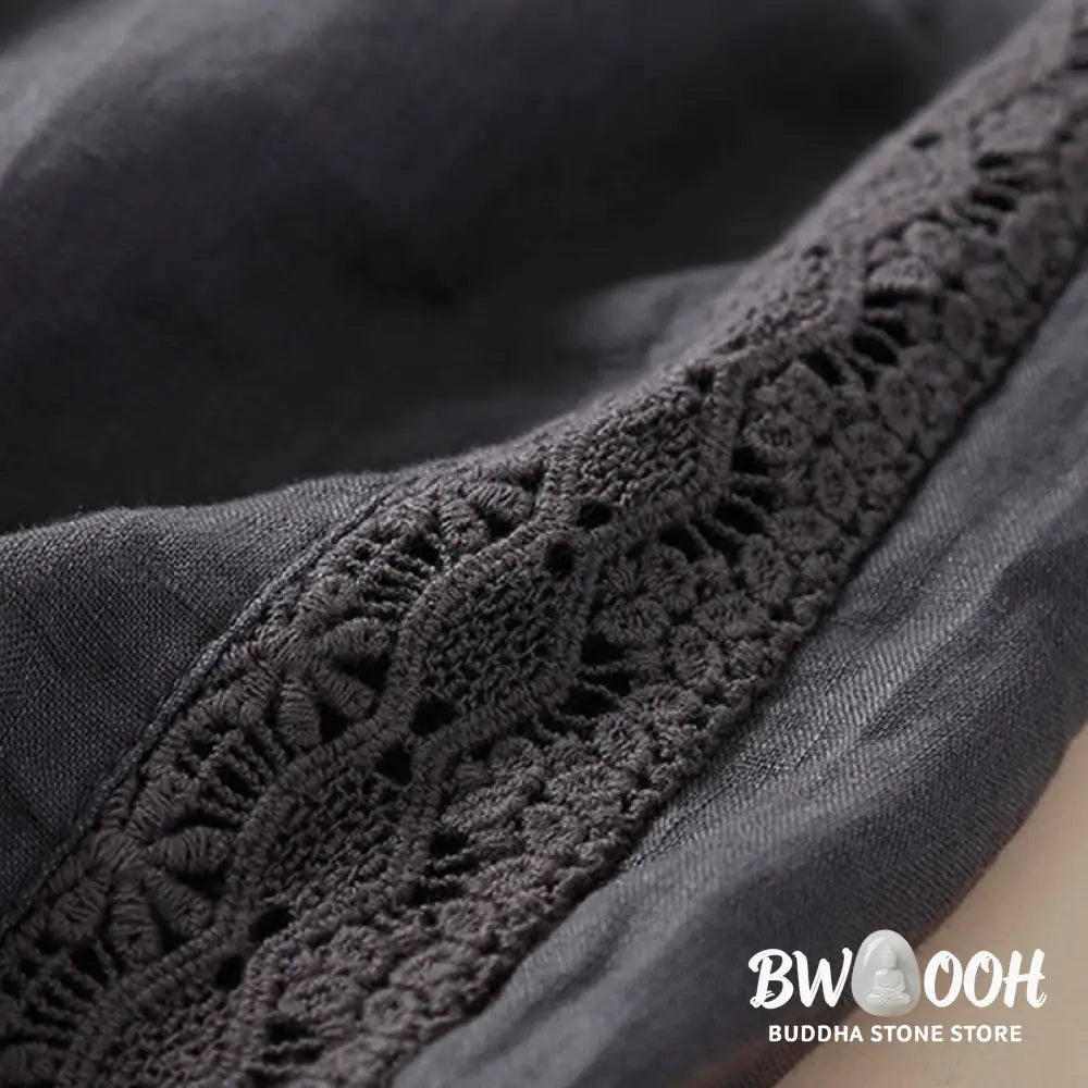 BWOOOH printed harem pants - Solid Color Flower Loose Drawstring Hare
