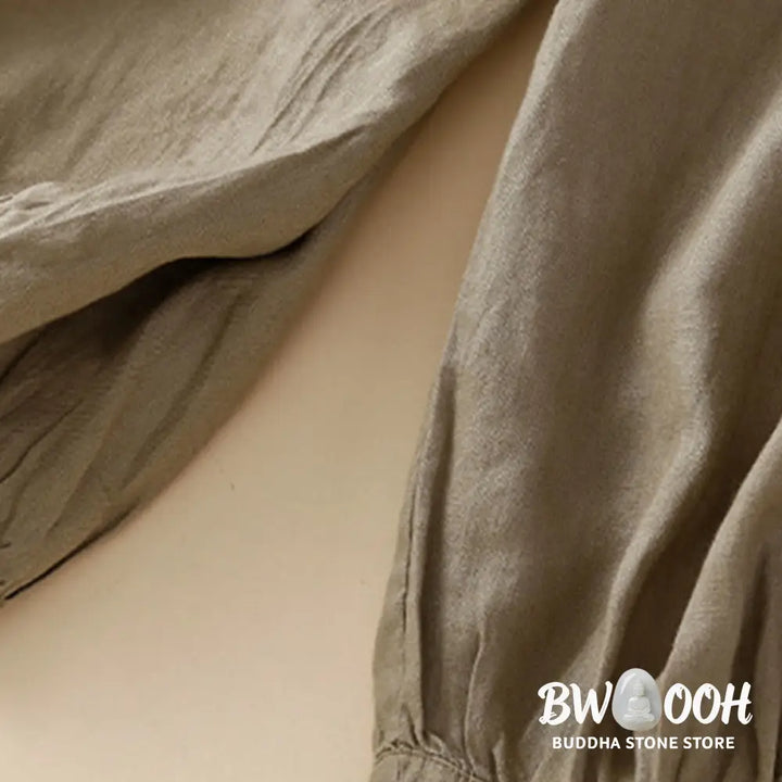 BWOOOH printed harem pants - Solid Color Flower Loose Drawstring Hare
