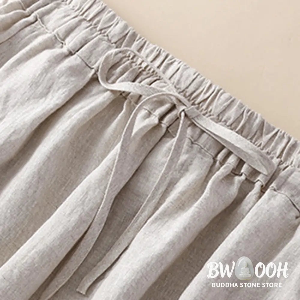 BWOOOH printed harem pants - Solid Color Flower Loose Drawstring Hare