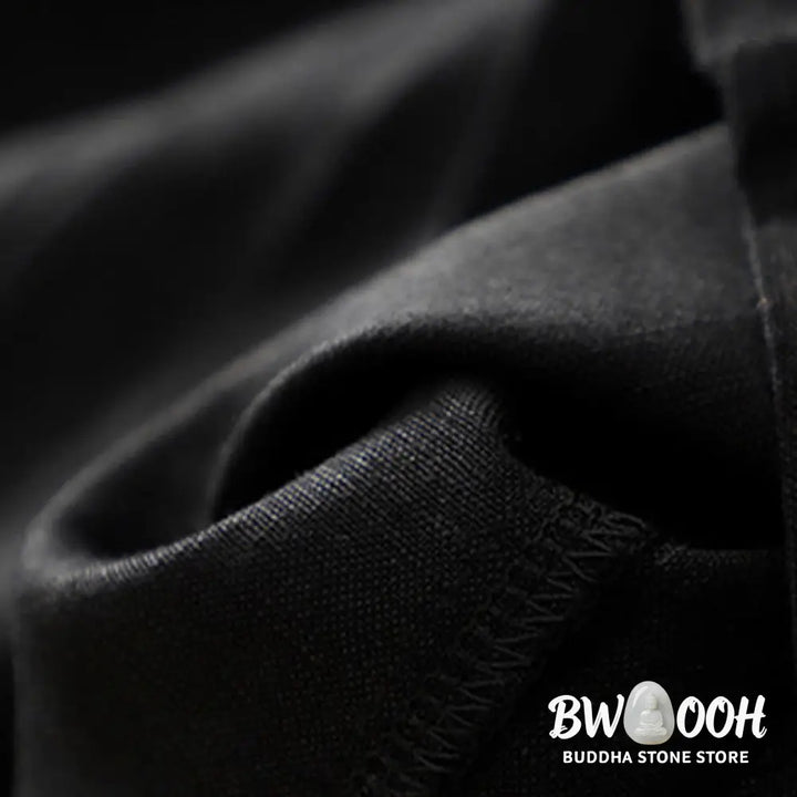 Buddha Stones Solid Color Front Button Back Elastic Cotton Linen Women’s Pants With Pockets - Women’s Pants