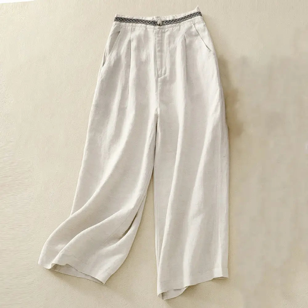 BWOOOH printed yoga pants - Solid Color Front Button Back Elastic Co