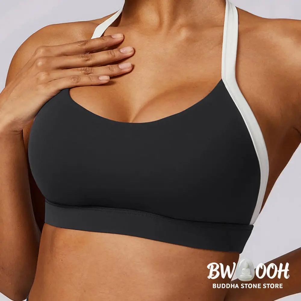 BWOOOH lotus print yoga leggings - Solid Color Halter Neck Bra Long Sleeve 