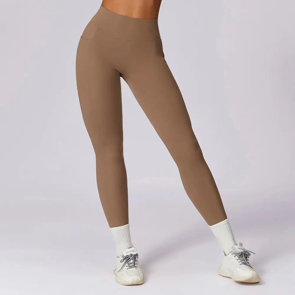 BWOOOH lotus print yoga leggings - Solid Color Halter Neck Bra Long Sleeve 