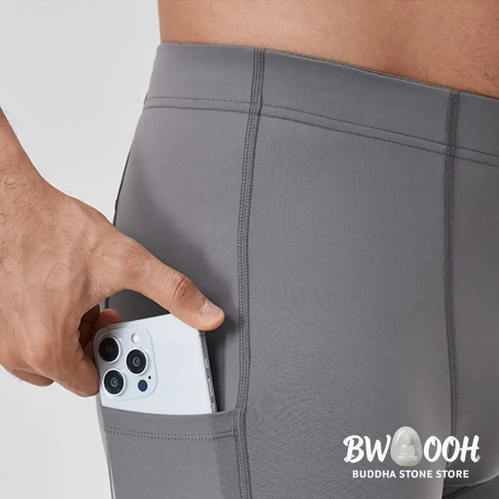 BWOOOH printed yoga leggings - Solid Color High Waist Elastic Breathabl