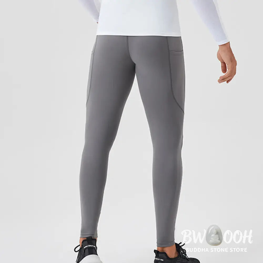 BWOOOH printed yoga leggings - Solid Color High Waist Elastic Breathabl