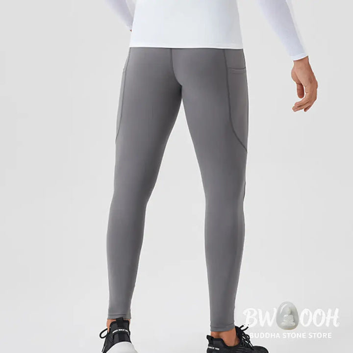 BWOOOH printed yoga leggings - Solid Color High Waist Elastic Breathabl