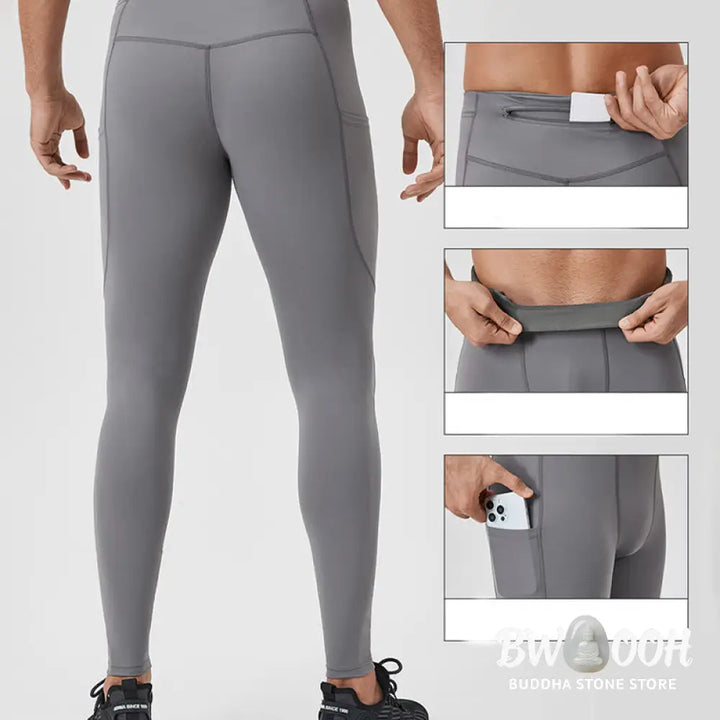BWOOOH printed yoga leggings - Solid Color High Waist Elastic Breathabl