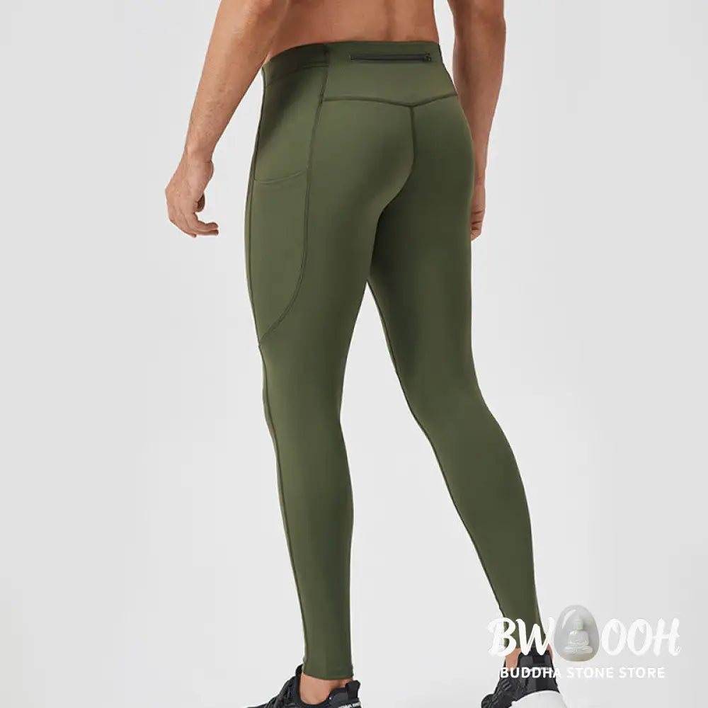 BWOOOH printed yoga leggings - Solid Color High Waist Elastic Breathabl