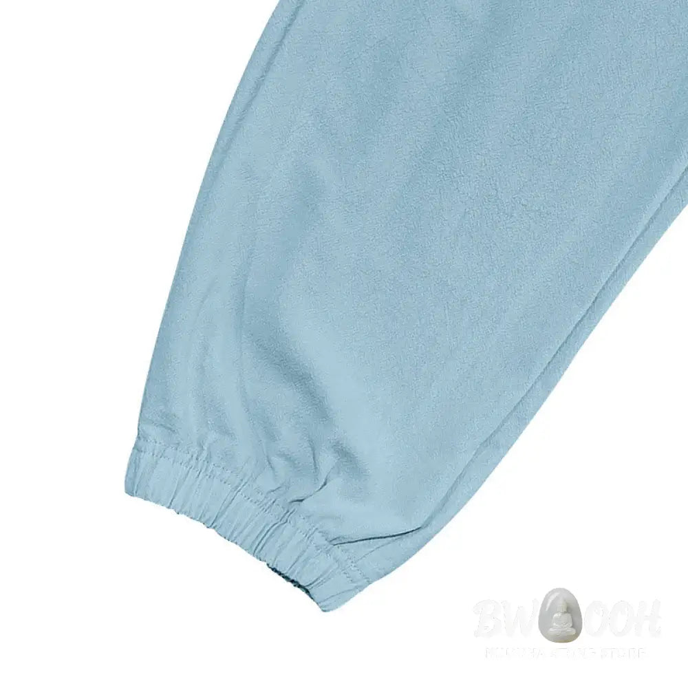 Buddha Stones Solid Color Linen Drawstring Men’s Cargo Pants With Pockets - Men’s Pants