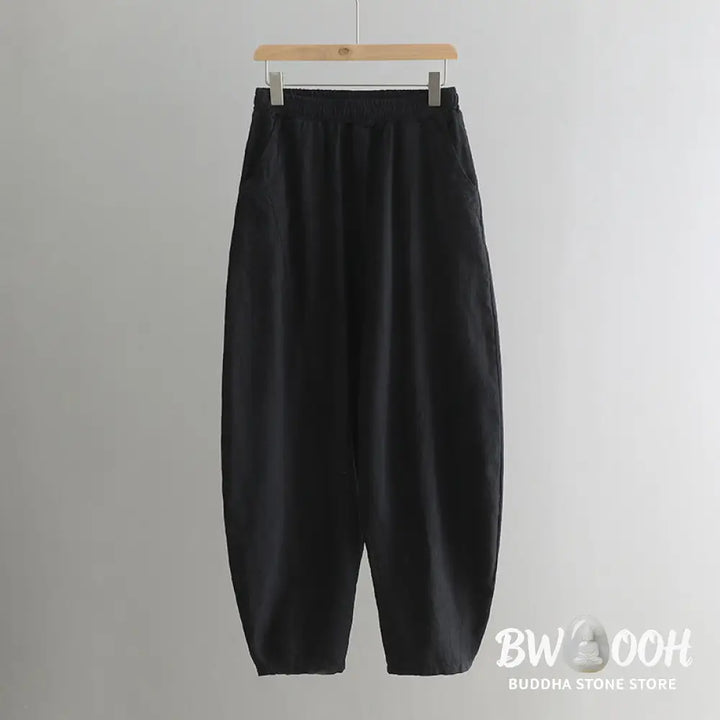 BWOOOH printed harem pants - Solid Color Loose Yoga Harem Pants With 