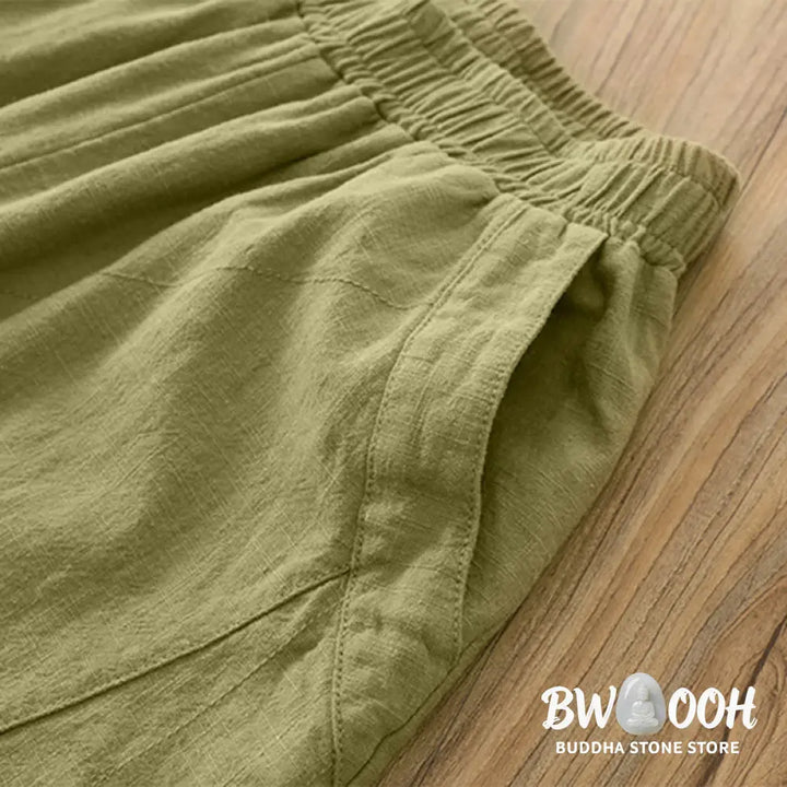 BWOOOH printed harem pants - Solid Color Loose Yoga Harem Pants With 