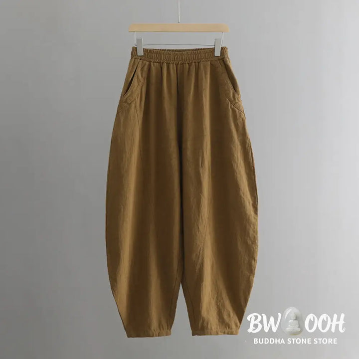 BWOOOH printed harem pants - Solid Color Loose Yoga Harem Pants With 