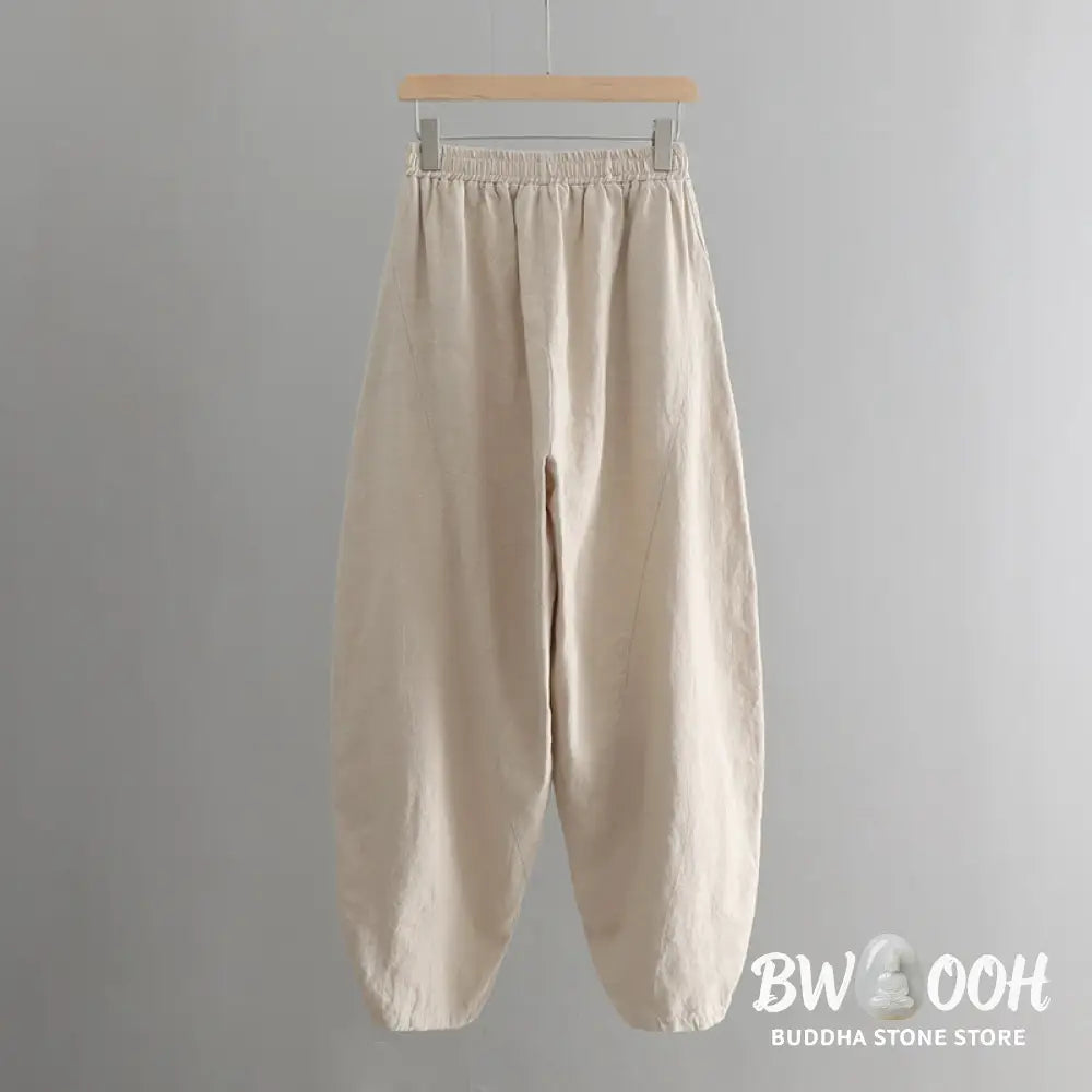 BWOOOH printed harem pants - Solid Color Loose Yoga Harem Pants With 