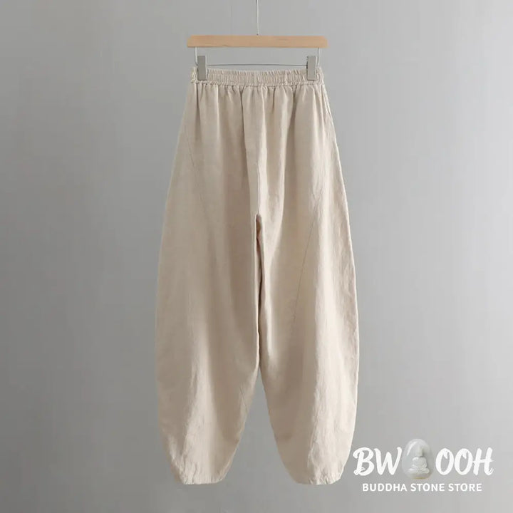 BWOOOH printed harem pants - Solid Color Loose Yoga Harem Pants With 