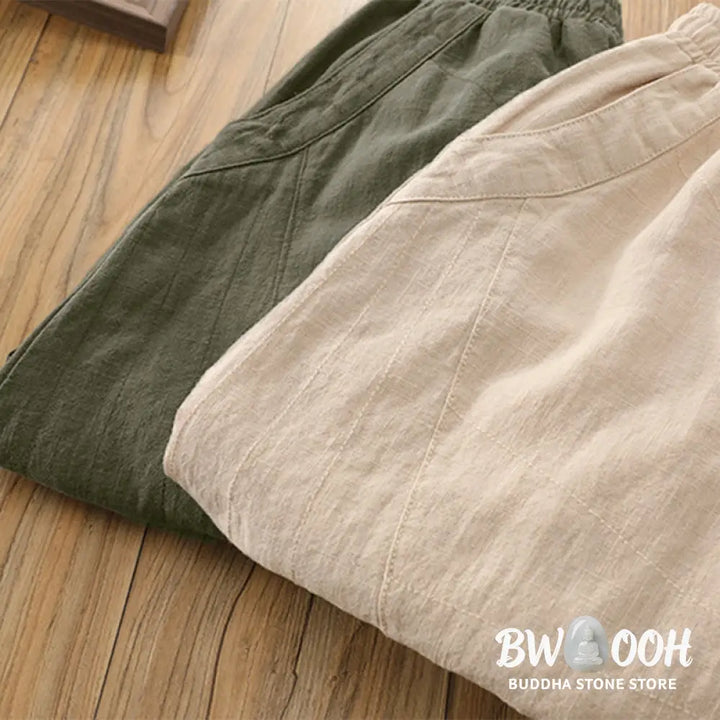 BWOOOH printed harem pants - Solid Color Loose Yoga Harem Pants With 