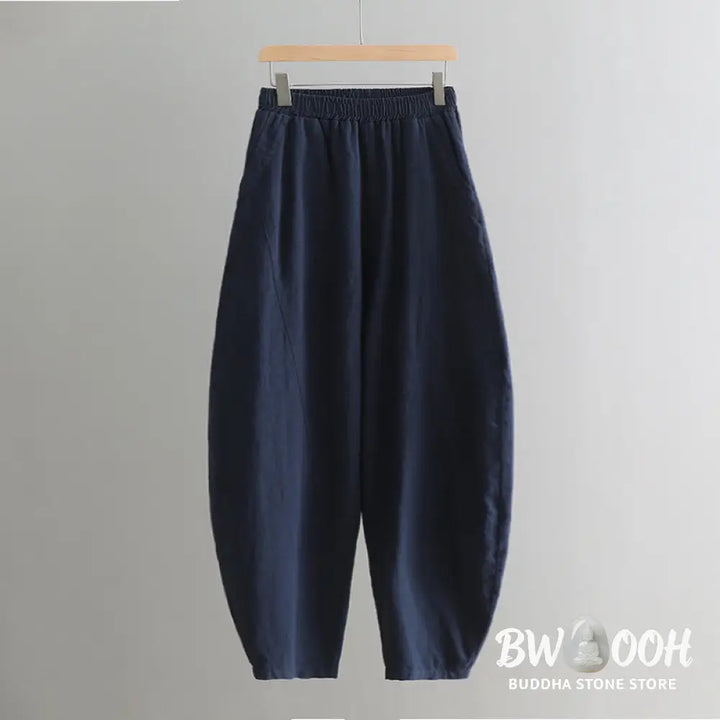 BWOOOH printed harem pants - Solid Color Loose Yoga Harem Pants With 