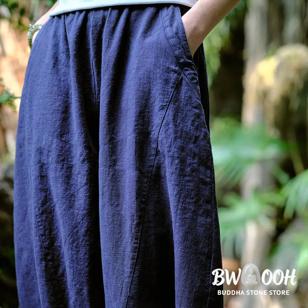 BWOOOH printed harem pants - Solid Color Loose Yoga Harem Pants With 
